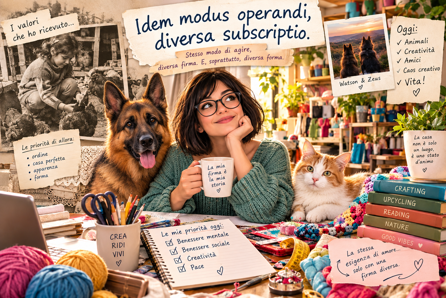 Idem modus operandi, diversa subscriptio: creatività, animali e passioni sulla scrivania di Jewel